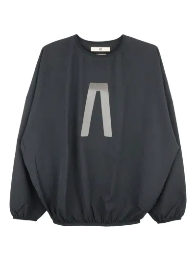 Fear Of God Woven Sweatshirt In Blue