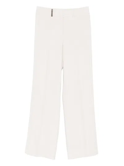 Peserico Corduroy Trousers In Neutral