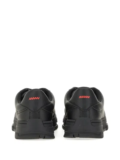 Hugo Boss Hugo Sneaker With Zigzag Detail In Black