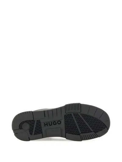 Hugo Boss Hugo Sneaker With Zigzag Detail In Black