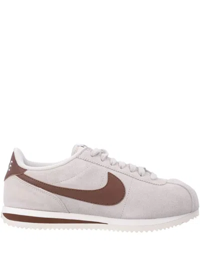 Nike Cortez Suede Trainers In Neutral