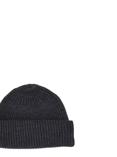 P.a.r.o.s.h Ribbed Beanie Hat In Blue