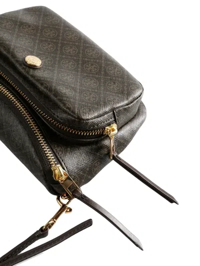 Tory Burch T Monogram Coated Canvas Mini Belt Bag In Brown