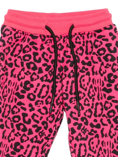 John Richmond Junior Leopard Print Tracksuit (set Of Two) In Pink