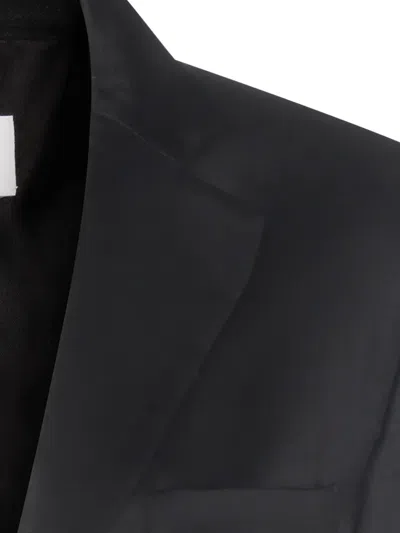 Montedoro Notched-lapel Single-breasted Blazer In Black