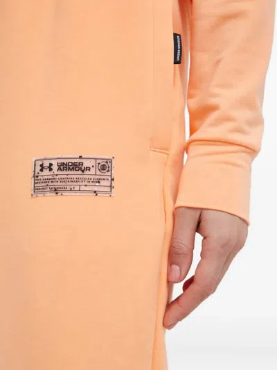 Under Armour Drawstring Label Track Pants In Orange