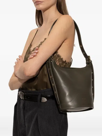 Iro Small Zyke Shoulder Bag In Gray