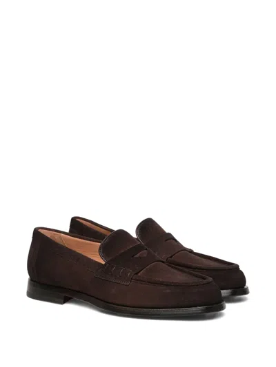 绒面皮经典乐福鞋