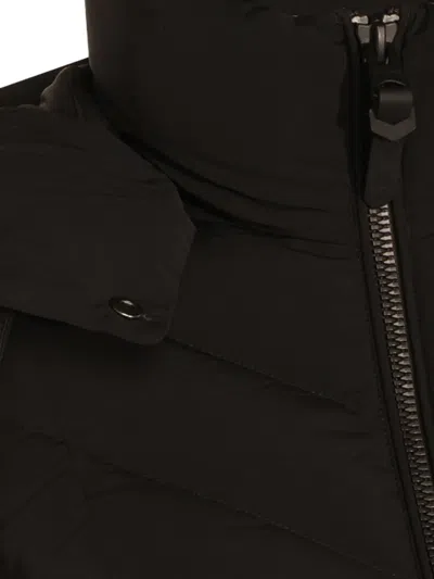 Mackage Nadia-sh Quilted Shearling Jacket In Black