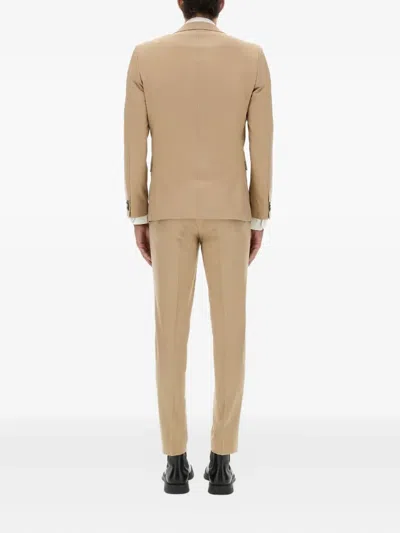 Hugo Boss Hugo Slim Fit Three Piece Suit In Neutral