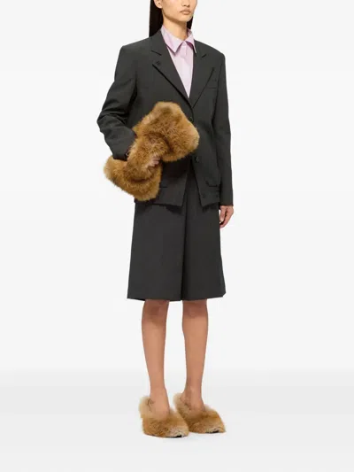 Msgm Long-sleeve Jacket In Black