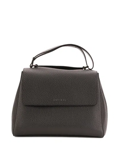 Orciani Sveva Tote Bag In Gray