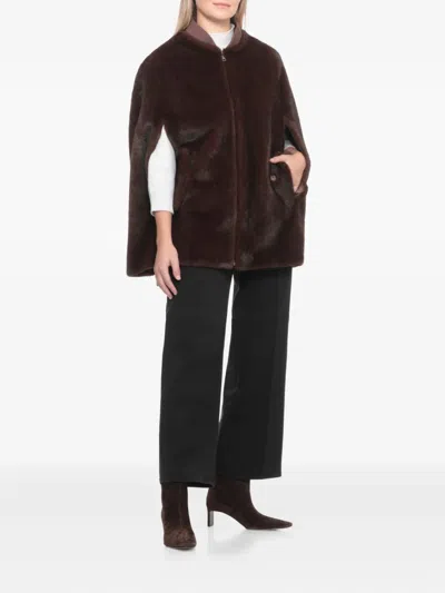 Valentini 1972 Zipped Pocket Jacket In Brown