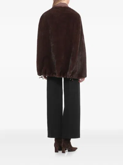 Valentini 1972 Zipped Pocket Jacket In Brown