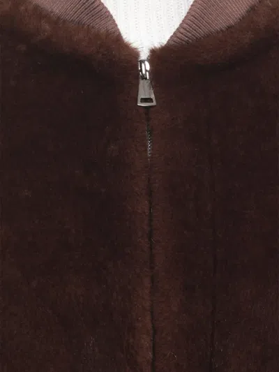 Valentini 1972 Zipped Pocket Jacket In Brown