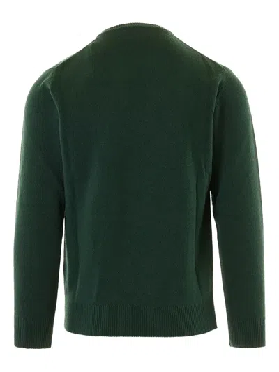 Mc2 Saint Barth Heron Graphic Sweater In Green