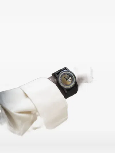 Fob Paris R413 Solid Torch Leather 41.3mm In Black