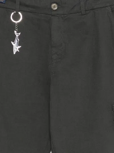 Paul & Shark Logo-charm Cargo Pants In Green