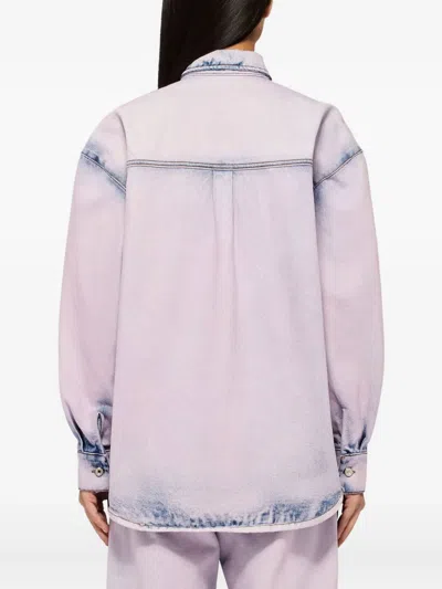 Msgm Button Shirt In Pink