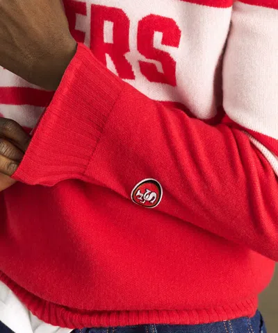 Naadam Nfl Luxe Cashmere Crewneck Sweater In Blue