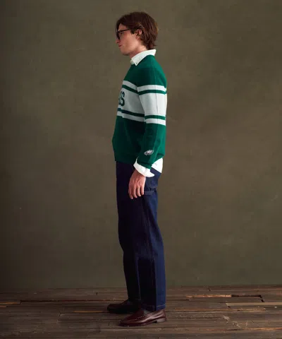 Naadam Nfl Luxe Cashmere Crewneck Sweater In Green