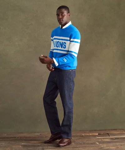 Naadam Nfl Luxe Cashmere Crewneck Sweater In Blue