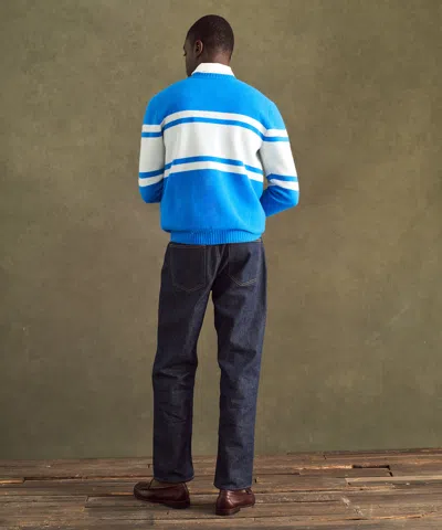 Naadam Nfl Luxe Cashmere Crewneck Sweater In Blue