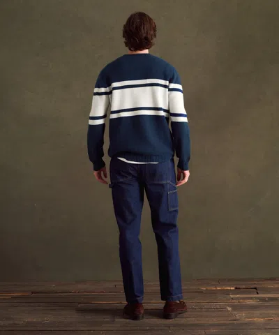 Naadam Nfl Luxe Cashmere Crewneck Sweater In Blue