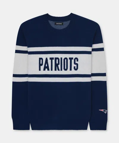 Naadam Nfl Luxe Cashmere Crewneck Sweater In Blue