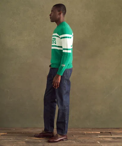 Naadam Nfl Luxe Cashmere Crewneck Sweater In Blue