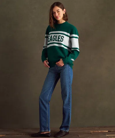 Naadam Nfl Luxe Cashmere Oversized Crewneck Sweater In Green