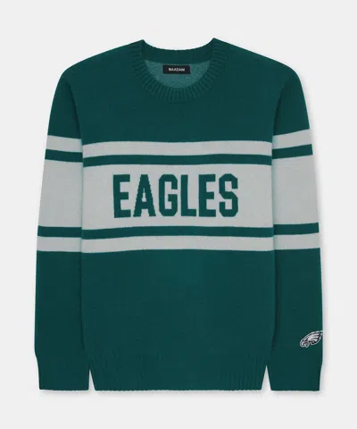 Naadam Nfl Luxe Cashmere Oversized Crewneck Sweater In Green
