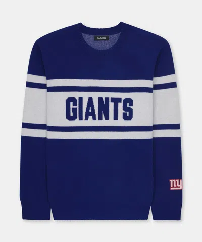 Naadam Nfl Luxe Cashmere Oversized Crewneck Sweater In Blue