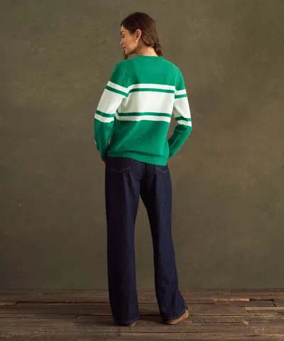 Naadam Nfl Luxe Cashmere Oversized Crewneck Sweater In Green