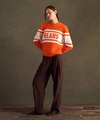 Naadam Nfl Luxe Cashmere Oversized Crewneck Sweater In Orange