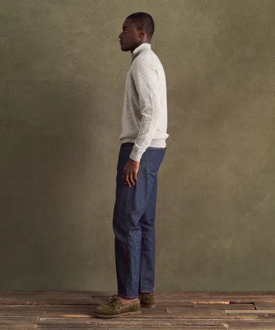 Naadam Nfl Signature Cashmere Color Blocked Quarter Zip In Gray