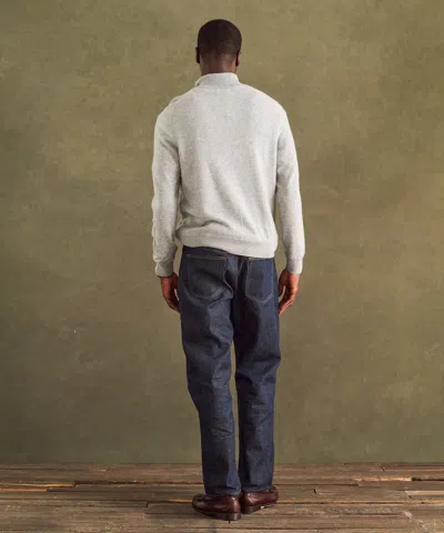 Naadam Nfl Signature Cashmere Color Blocked Quarter Zip In Gray