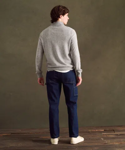 Naadam Nfl Signature Cashmere Color Blocked Quarter Zip In Green