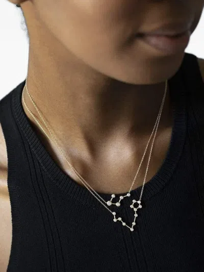 Logan Hollowell 14k Yellow Gold Constellation Diamond Necklace In Gold
