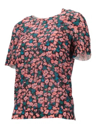 Paul Smith Womens Knitted Ss Top In Multi