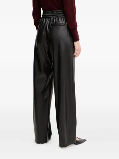 Hugo Boss Drawstring-fastening Palazzo Pants In Black