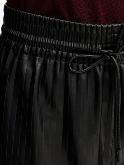 Hugo Boss Drawstring-fastening Palazzo Pants In Black