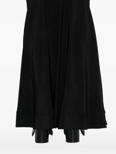 Yehuafan Silk Skirt In Black