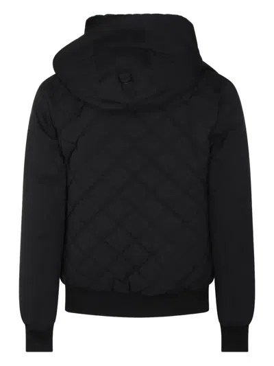 Mackage Quilted Hooded Jacket In Black