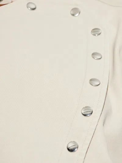 Isabel Marant Timea Buttoned-belted Jacket In Neutral