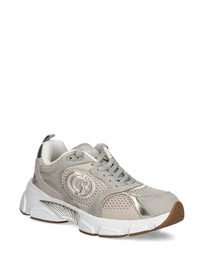 Guess Usa Logo-appliqué Low-top Sneakers In Multi