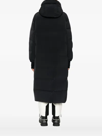 连帽拉链长款外套