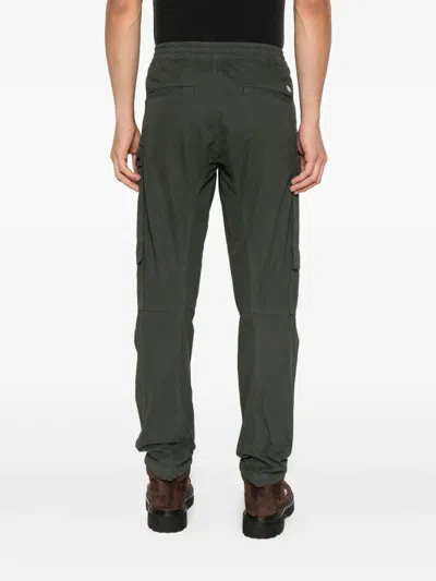 C.p. Company Lens-detail Cargo Pants In Green