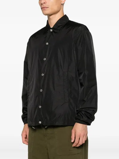Dsquared2 Press-stud Fastening Jacket In Black