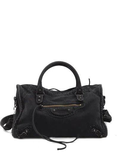 Balenciaga Medium Le City Tote Bag In Black